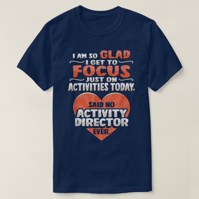 T-shirt Activité Assistant Motivation Conception pour une  (Design devant)