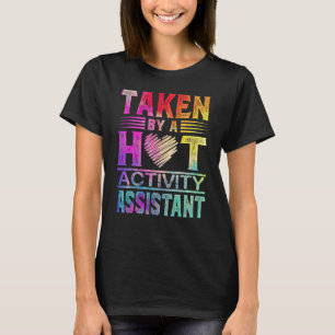 T-shirt Activité Épouse de mari de l'assistante Bf Gf Boyf