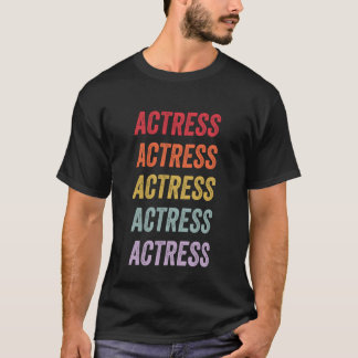 T-shirt Actrice