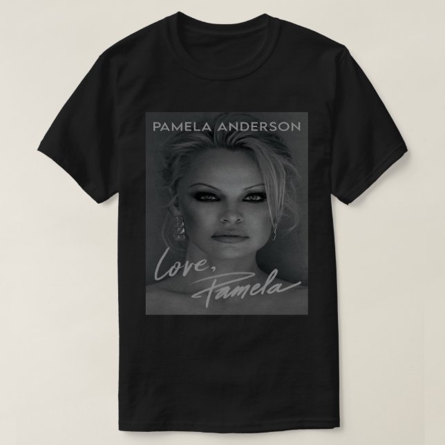 T-shirt Actrice américaine Pamela Anderson 1967 (Design devant)
