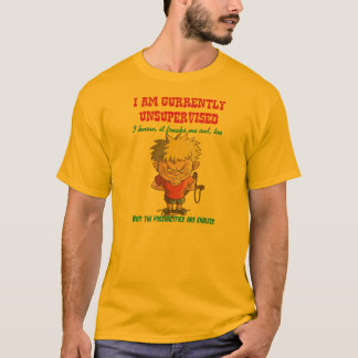 T-shirt Actuellement non surveillé
