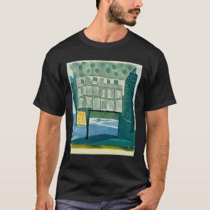 T-shirt Ad Reinhardt AI Green Sign City Day Art Abstrait G