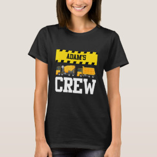 T-shirt Adam Construction Crew Doublon Doublon sur mesure
