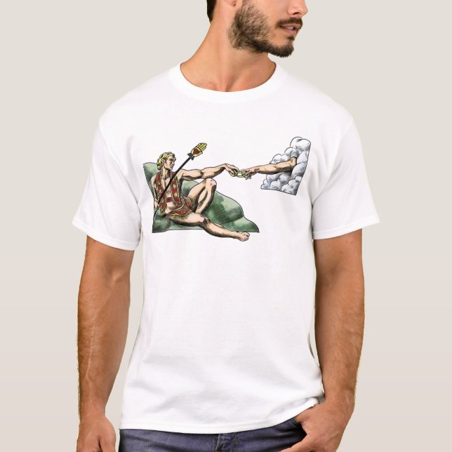 T-shirt Adam en tant que premier ancien membre (Devant)