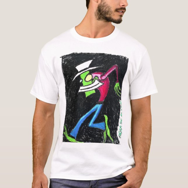 T-shirt Adam l'alien (Devant)