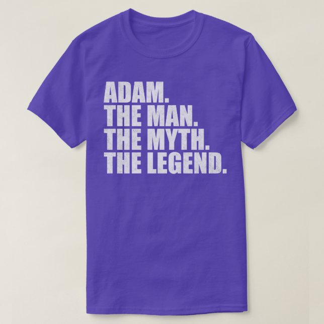 T-shirt Adam Nom Adam prénom (Design devant)