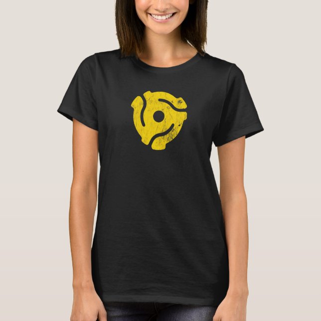 T-shirt Adaptateur 45 disques 45 tr/min Adaptateur 45 broc (Devant)
