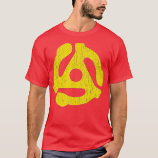 T-shirt Adaptateur d'enregistrement 45 tr/min Tourne-disqu
