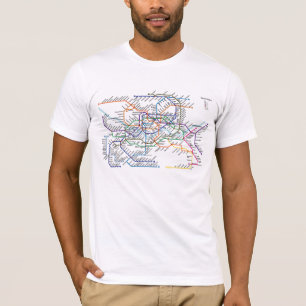 T-shirt adapté par carte de métro de Séoul