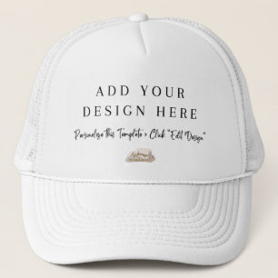 T-Shirt Add Your Own Design Trucker Hat