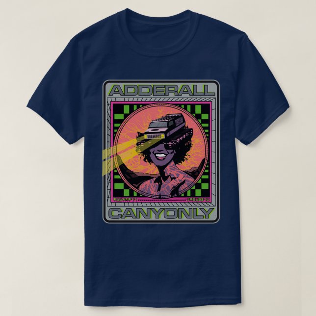 T-shirt Adderall Canyonly Monster Truck Head (Design devant)