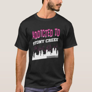 T-shirt Addicité À Stony Creek Vacation Humour Voyage