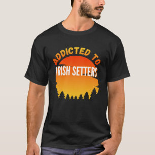 T-shirt Addicité au couteau irlandais pour chien