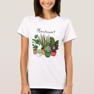 T-shirt Addicité aux Plantes Plantrovert
