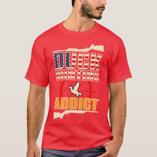 T-shirt Addict à la chasse au canard