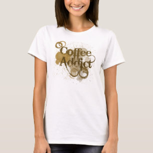 T-shirt Addict au café