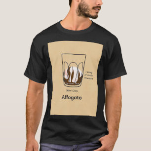 T-shirt Addict au café Affogato