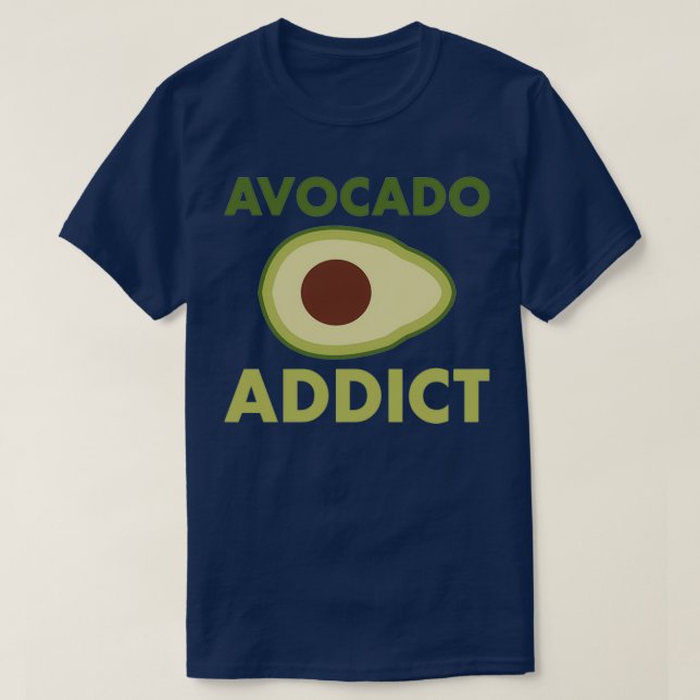 T-shirt Addict Avocado 17 (Design devant)