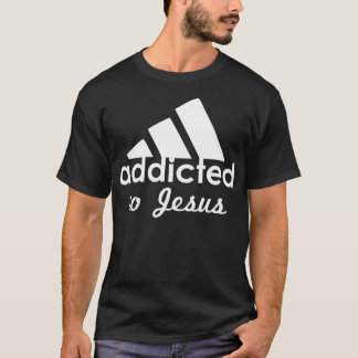 T-shirt Addicted to Jesus Funny Christian Sports