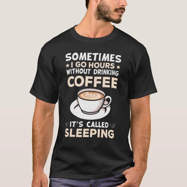 T-shirt Addiction De Café Barista Pour Occupé Papa Et Mama (Devant)