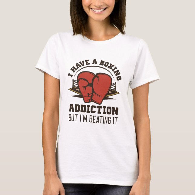 T-shirt Addiction de la boîte (Devant)