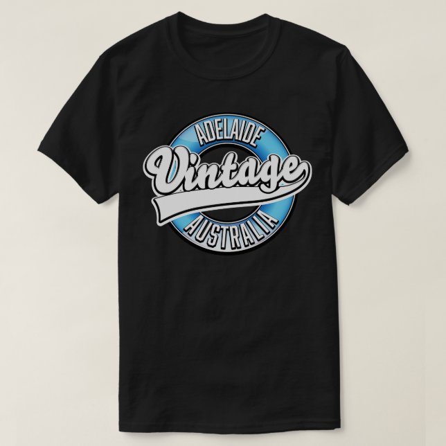 T-shirt Adélaïde australie style vintage (Design devant)