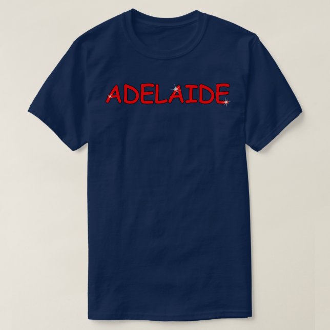 T-shirt Adelaide nom cadeau personnalisé pour anniversaire (Design devant)
