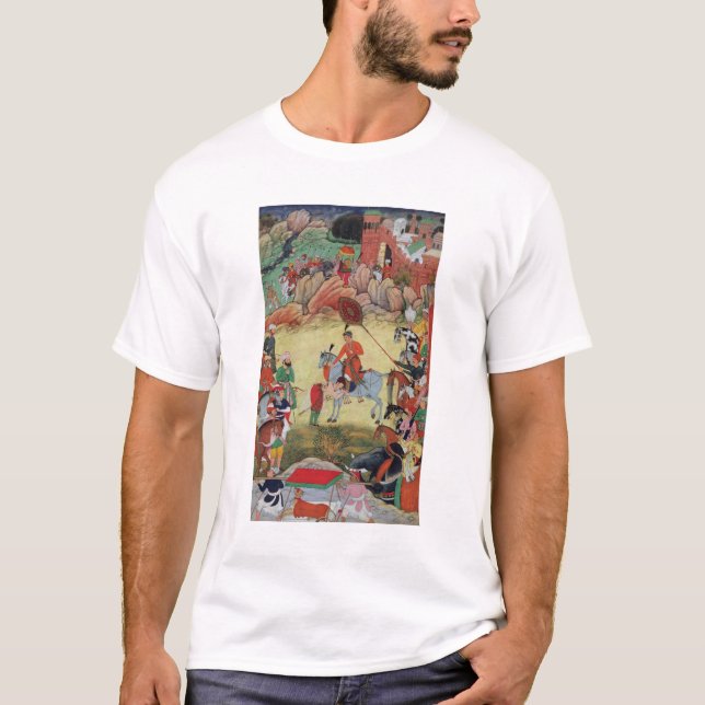 T-shirt Adham Khan rendant hommage à Akbar chez Sarangpur, (Devant)