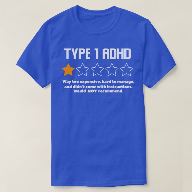 T-SHIRT ADHD 11 (Design devant)