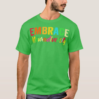 T-shirt ADHD Autisme ASD Embrasser Neurodiversity Premium