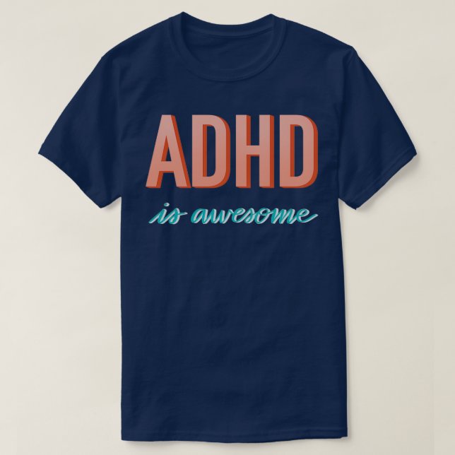 T-shirt ADHD est génial 5 2 (Design devant)