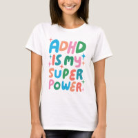 ADHD est ma super-puissance joyeux bulles amusante