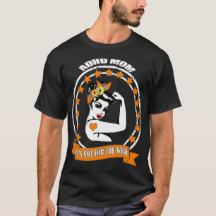 T-shirt Adhd Sensibilisation Maman Guerrier