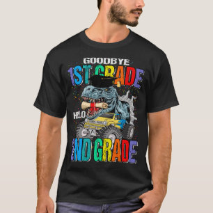 T-shirt Adieu 1ère année Bonjour 2e année Monster Truck Di