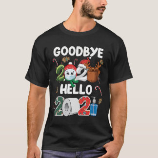 T-shirt Adieu 2020 Bonjour 2021 Bonne année 2021 Bonjour