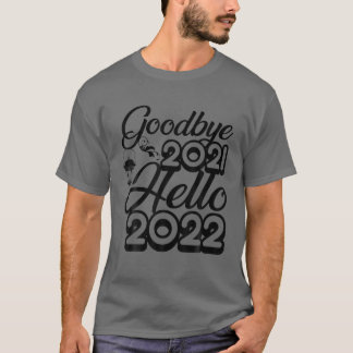 T-shirt Adieu 2021 Bonjour 2022 Bonne année Famille Paja