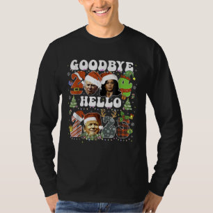 T-shirt Adieu 2024 Bonjour 2025 TRUMP \Réveillon du Nouvel