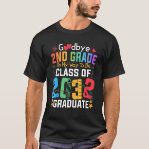 T-shirt Adieu 2e Année En Route Pour Être Classe De 2032 G