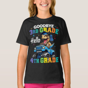 T-shirt Adieu 3e grade T Rex Monster Truck Graduation
