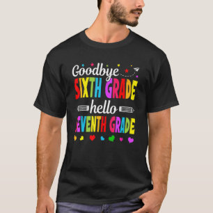T-shirt Adieu 6e année Bonjour 7e année Enseignant enfant