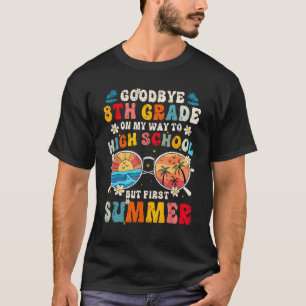 T-shirt Adieu 8e Année Diplôme Au Lycée Bonjour