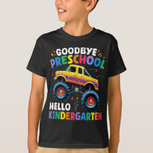 T-shirt Adieu Camion Monster de l'école maternelle