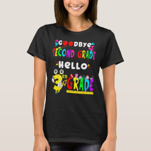 T-shirt Adieu Deuxième Année Bonjour 3e Année Retour À Sch