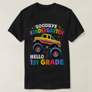 T-shirt Adieu jardin d'enfants Monster Truck Graduation