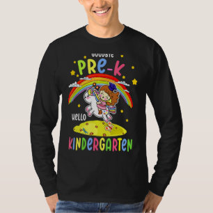 T-shirt Adieu Pré K Bonjour maternelle Magique Unicorne G
