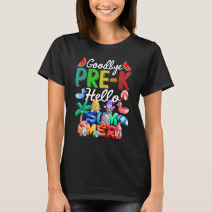 T-shirt Adieu Pré K Bonjour Summer Gnomes Beach