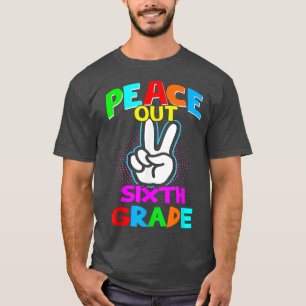 T-shirt Adieu Sixth - Dernier Jour d'École Deuxième Année 