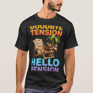 T-shirt Adieu tension bonjour pension vacances d'été