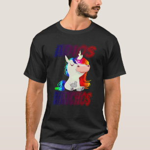 T-shirt Adios Biatchos Licorne au doigt d'honneur
