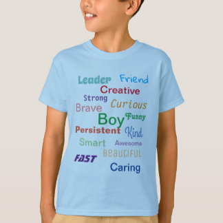 T-Shirt Adjectif Personnalisable "Garçon"